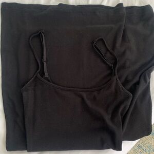 SKIMS Black Maxi dress